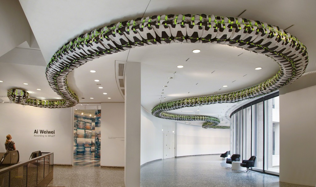 Snake Ceiling, 2009.   (Ai Weiwei) -   .  