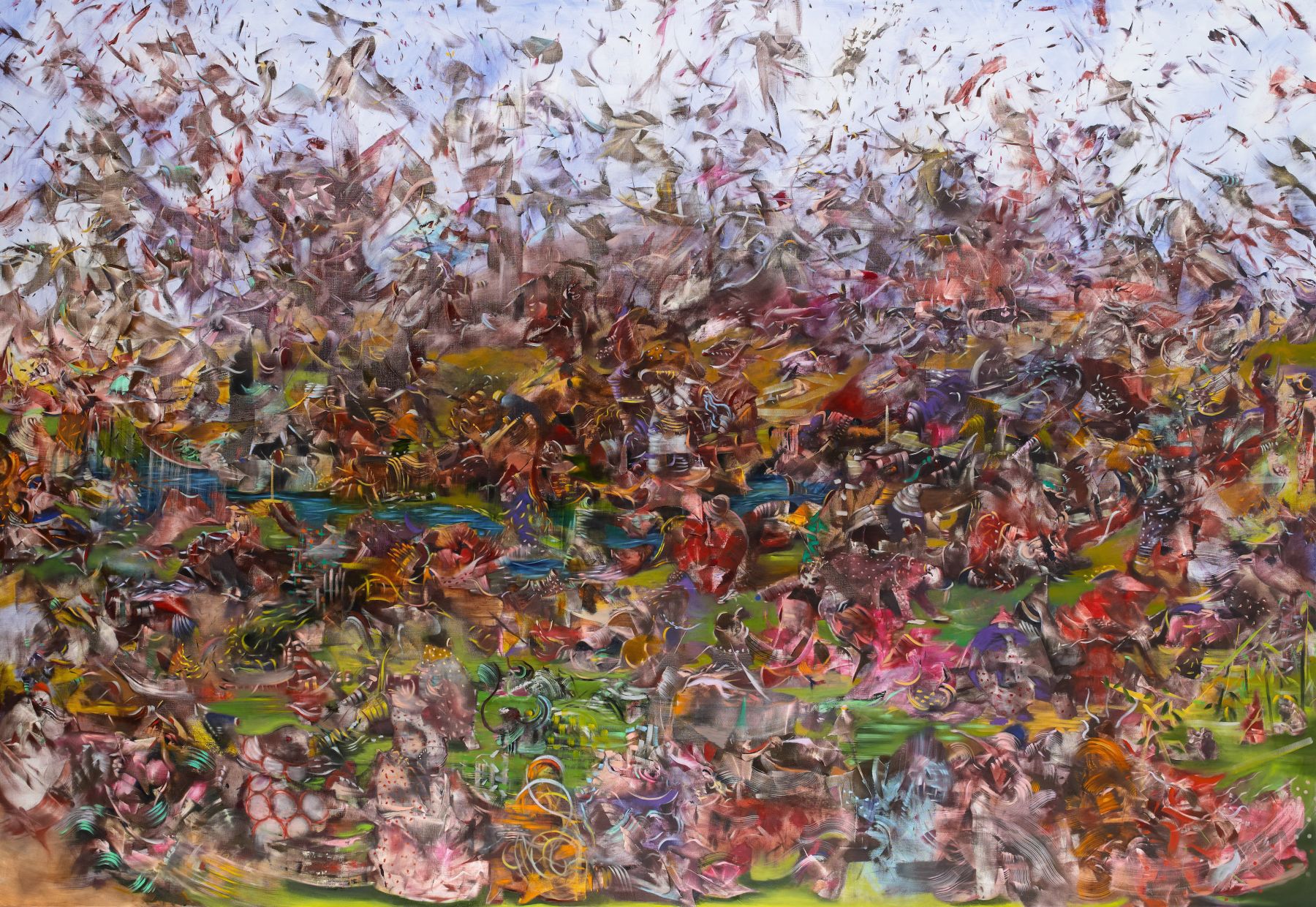 Its in the Air (  ), 2012.   (Ali Banisadr) -   .  
