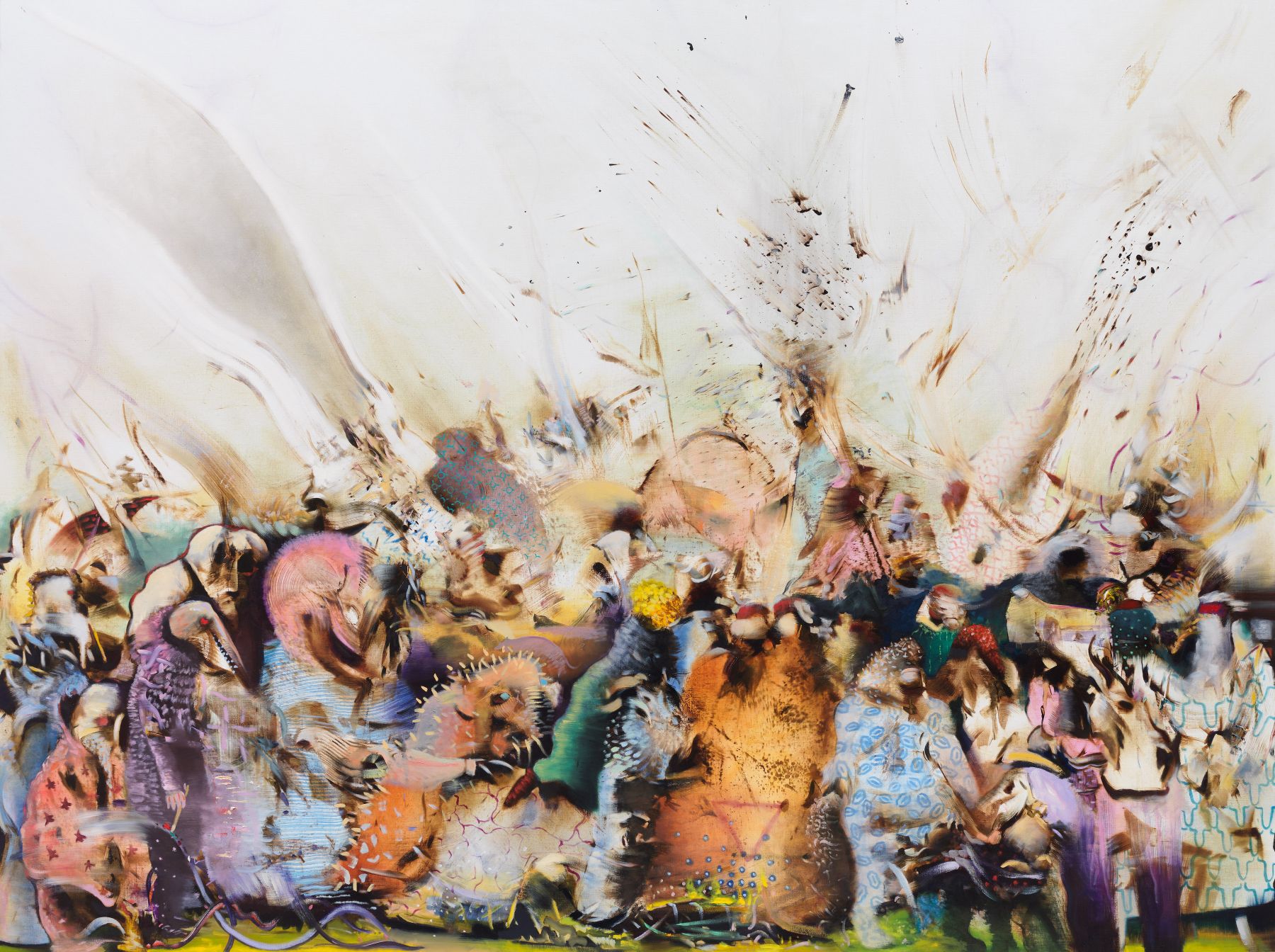 The Game of Taming ( ), 2018.   (Ali Banisadr) -   .  