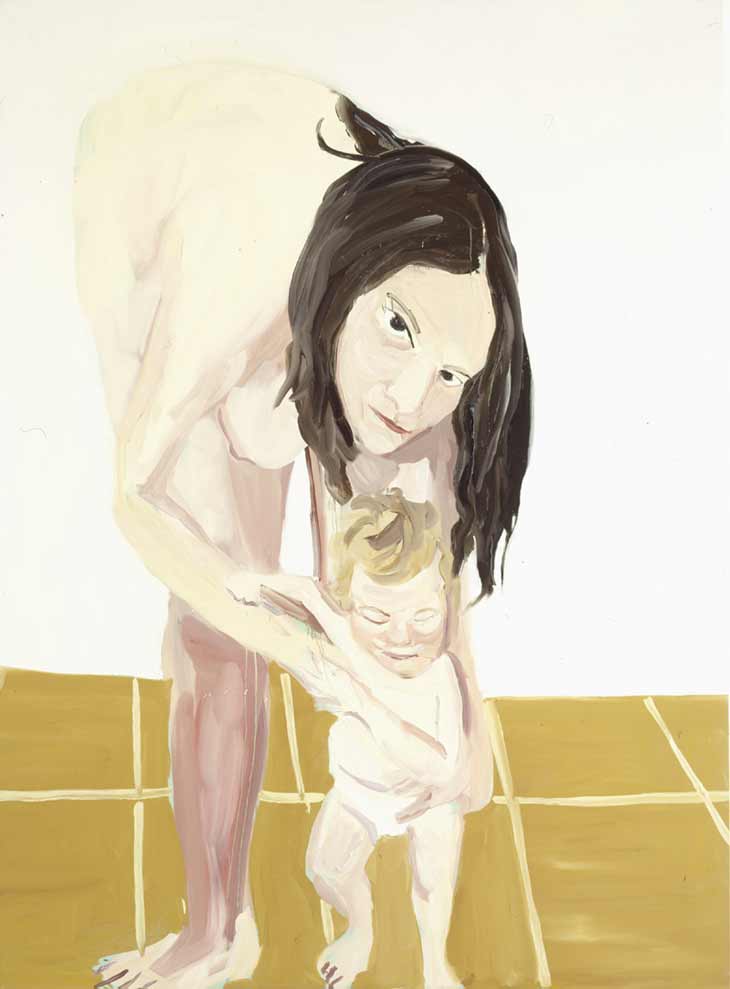 Mother and Child II, 2005. ������� ����� (������ ������� �����, ����. Chantal Joffe) - ���������� ���������. ����������� ��������. Contemporary art, paintings