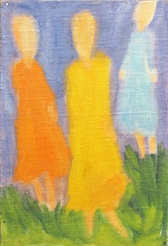 ��������, 1991. ����� �������� (Elena Figurina) - ����������� ������������� ���������, ������, ���������. Contemporary russian paintings. Naive art