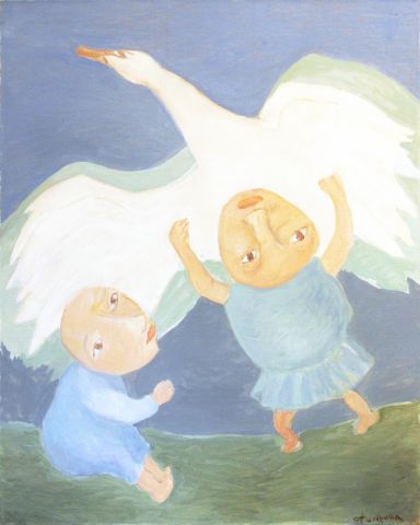 �����, 2011. ����� �������� (Elena Figurina) - ����������� ������������� ���������, ������, ���������. Contemporary russian paintings. Naive art