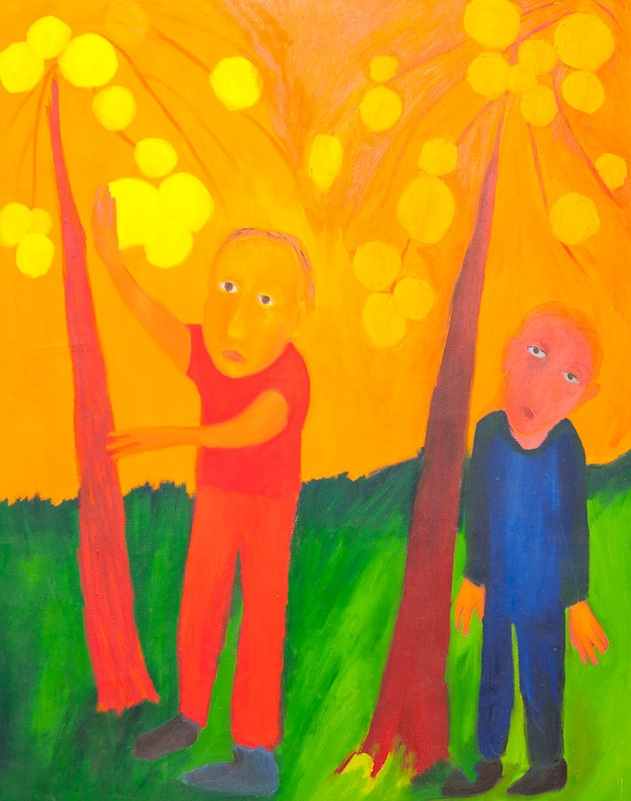 ���� ������, 1988. ����� �������� (Elena Figurina) - ����������� ������������� ���������, ������, ���������. Contemporary russian paintings. Naive art