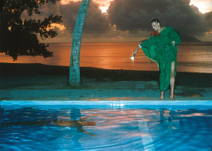 Christiana Steidnten, French Vogue, Seychelles, 1975.    (Gian Paolo Barbieri) -  -. -. -,  