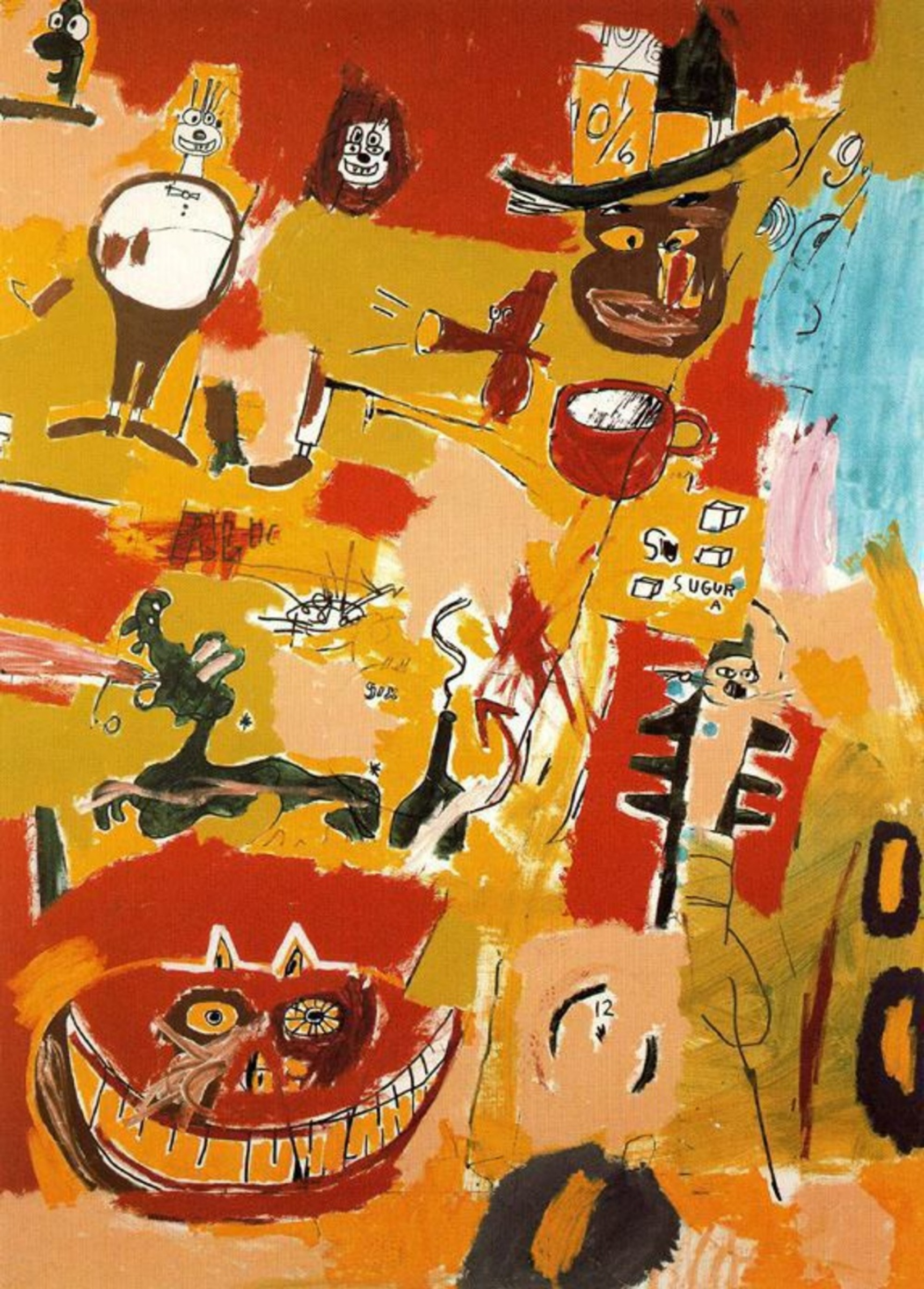 The Wine Of Babylon ( ), 1984. -  (Jean-Michel Basquiat) -  . 