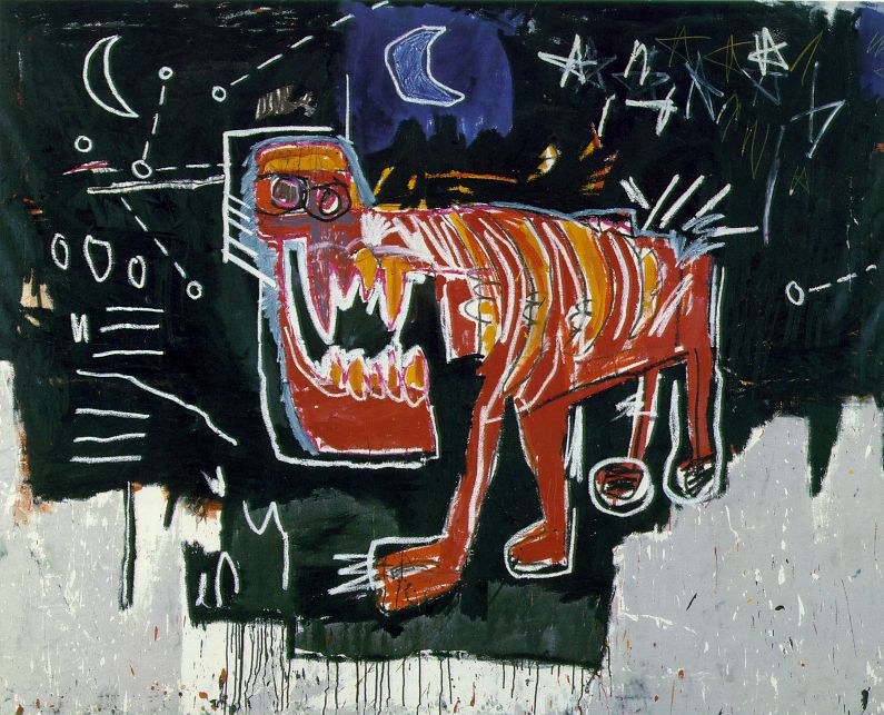 Dog (), 1982. -  (Jean-Michel Basquiat) -  . 