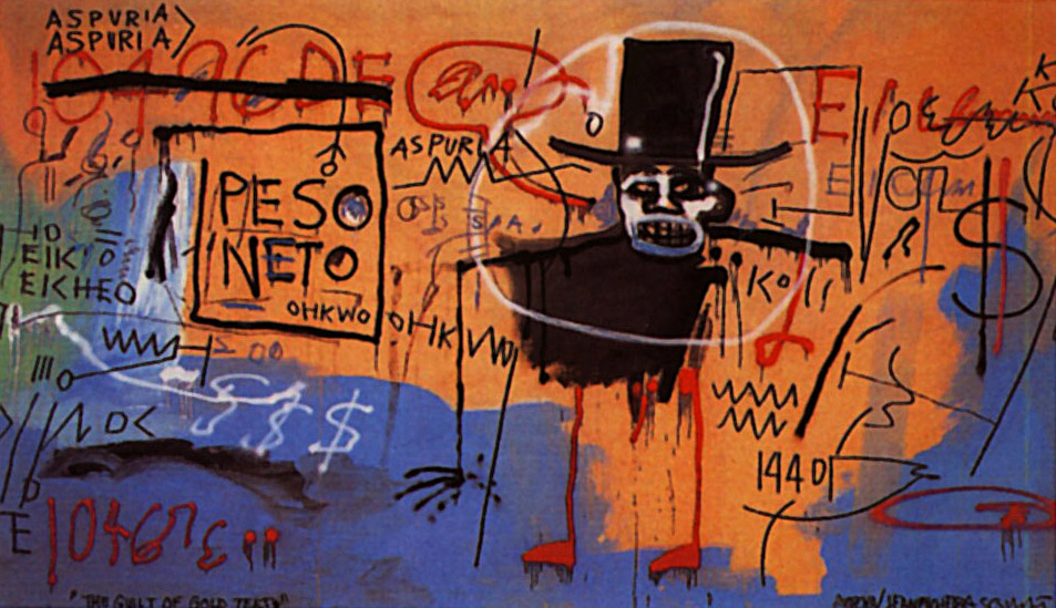 The guilt of gold teeth (  ), 1982. -  (Jean-Michel Basquiat) -  . 