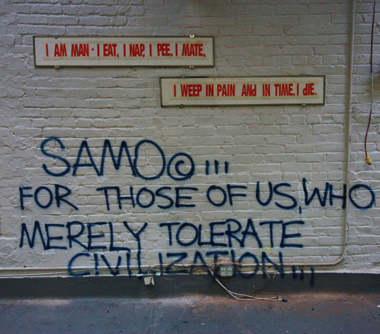 , -, .  SAMO (1976-1979). -  (Jean-Michel Basquiat) -  . 