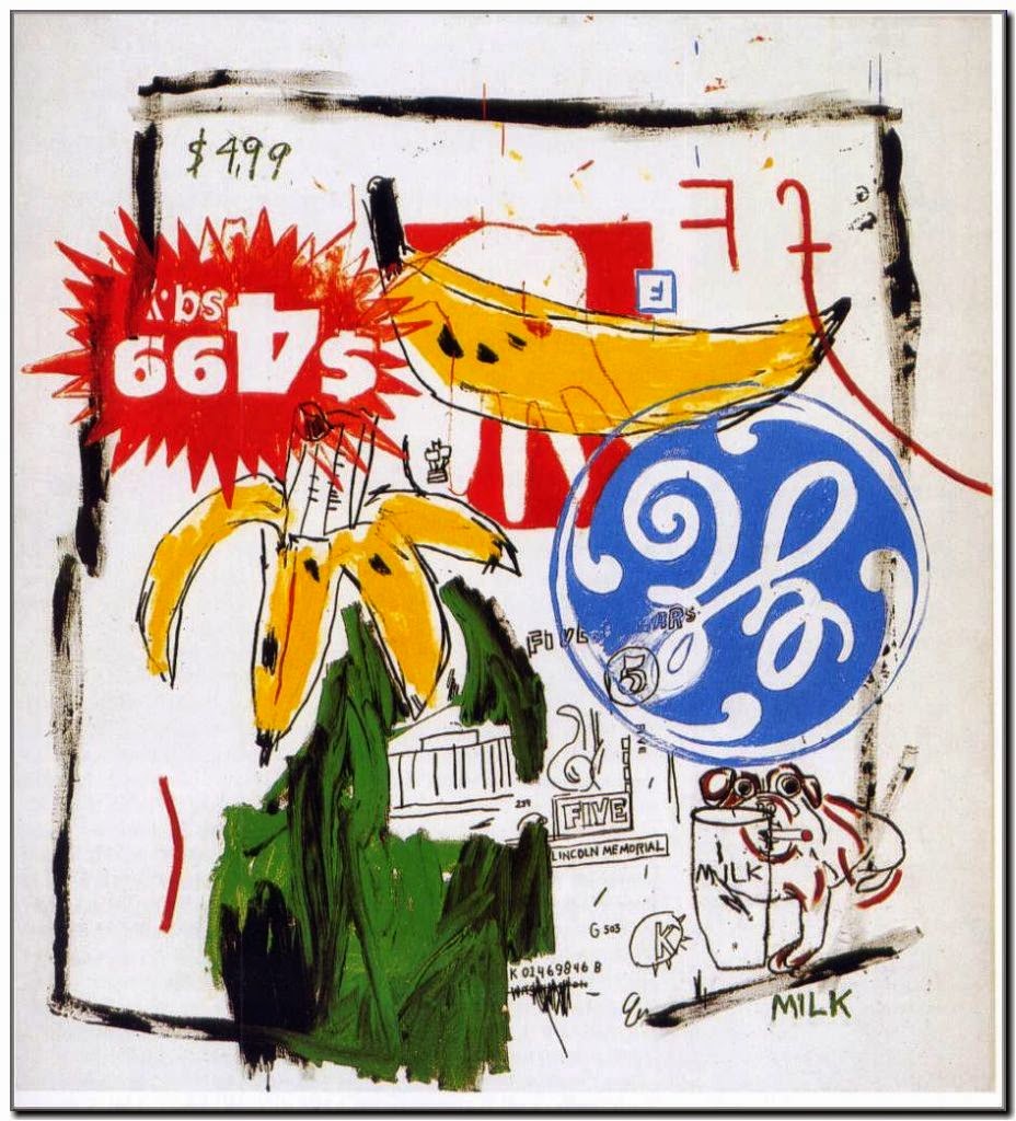 Bananas (), 1985.   (Andy Warhol)  -  (Jean-Michel Basquiat) -  . 