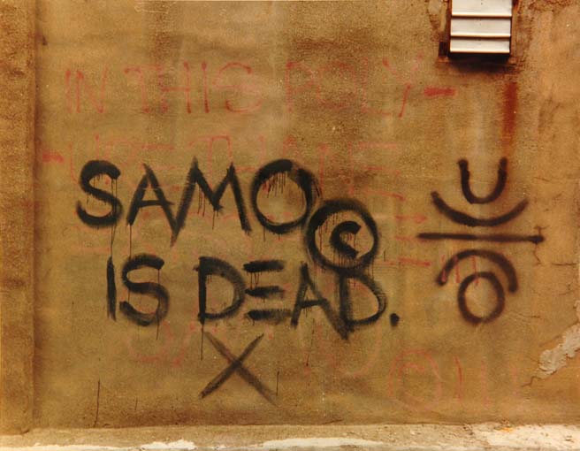 , -, .  SAMO (1976-1979). -  (Jean-Michel Basquiat) -  . 