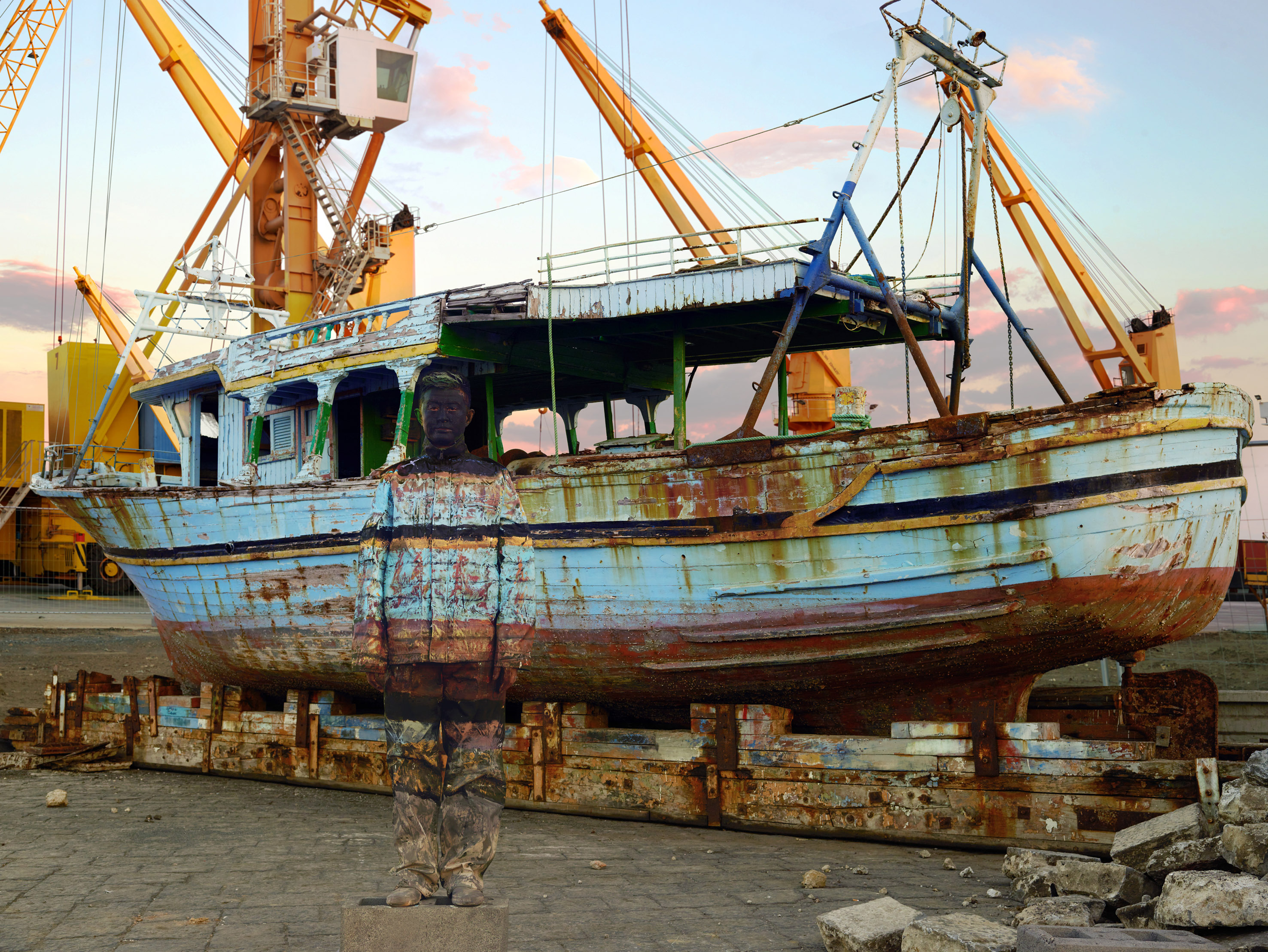 �� ����� (Liu Bolin) - ����������� ��������� ��������, �������-���������. ����������� ���������. Contemporary Art in China. �������� �� ����