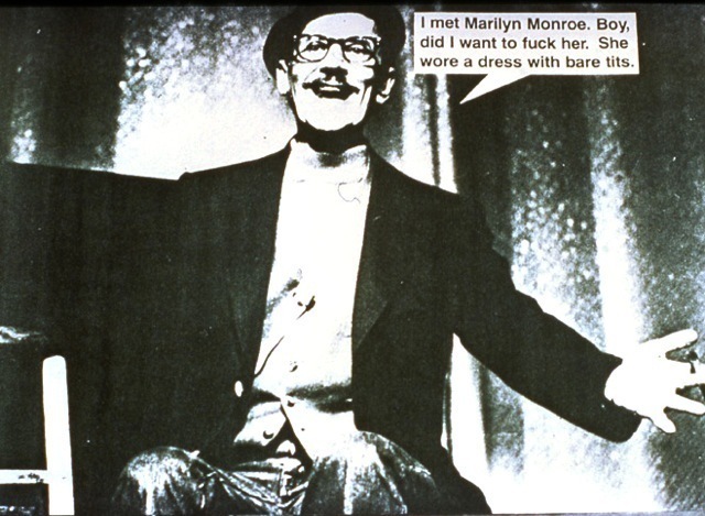 Jokes (Groucho Marx), 1987-1988.   (Lutz Bacher) -  . -