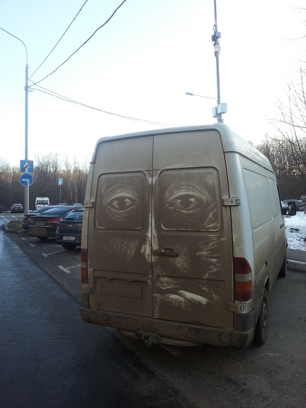   (Nikita Golubev).     - Pictures on dirty cars - Pictures on dirty cars