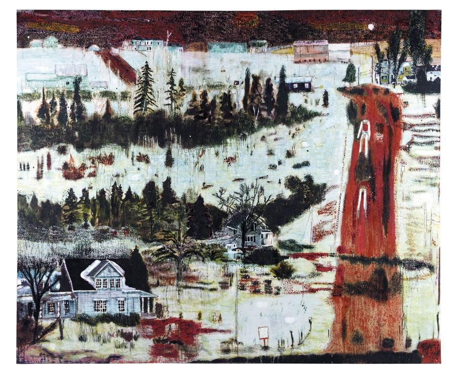 Iron Hill, 1991. ����� ���� (Peter Doig) - ����������� ����������� ��������, �������� ������ ������� 1994. ����������� ��������. Contemporary art, paintings