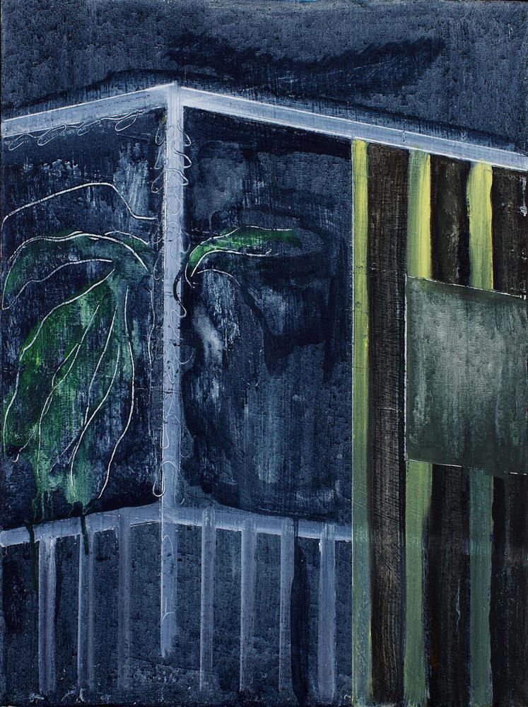 Night Balcony North Coast, 2012. ����� ���� (Peter Doig) - ����������� ����������� ��������, �������� ������ ������� 1994. ����������� ��������. Contemporary art, paintings