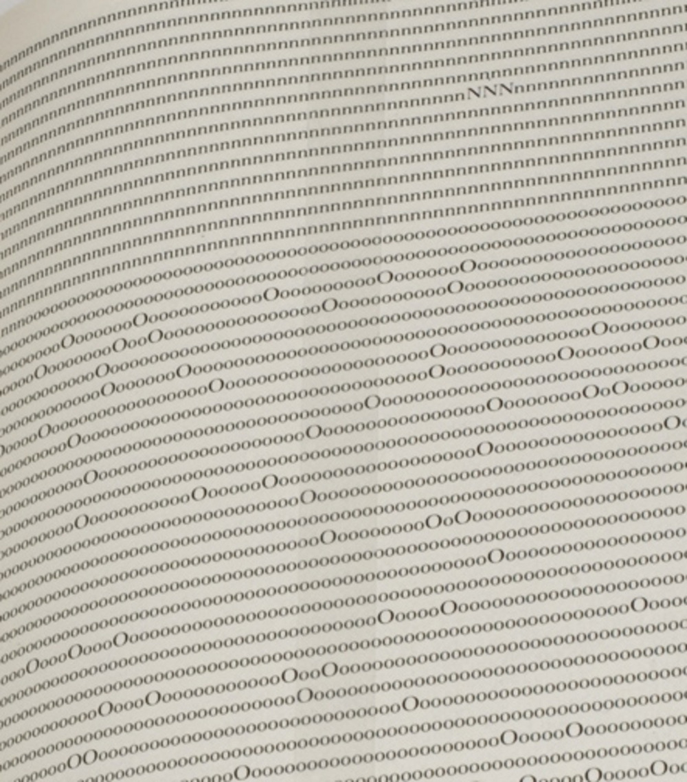 ����� ������� (Tauba Auerbach). Alphabetized Bible