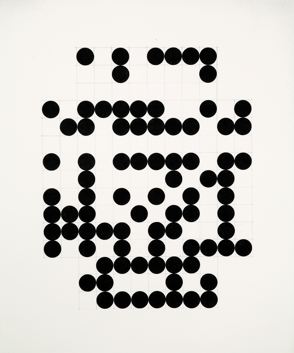   (Tauba Auerbach). Braille Alphabet, 2006