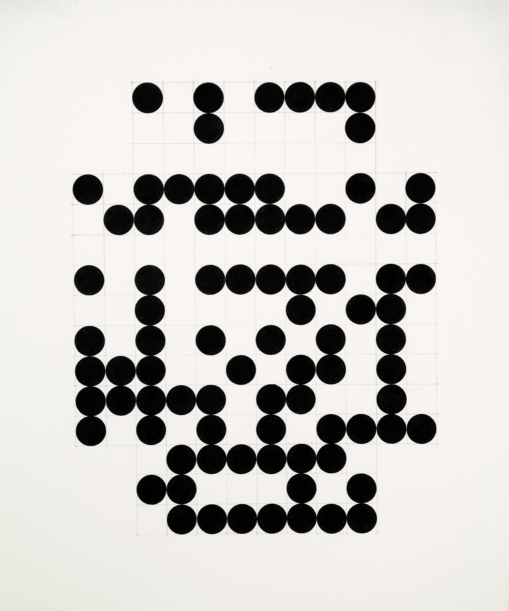 ����� ������� (Tauba Auerbach). Braille Alphabet, 2006