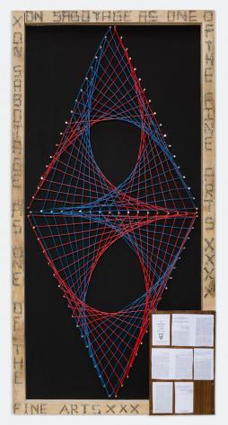 ����� �������� (Thomas Hirschhorn). ����������� ���������. ����������� ������. Nail & Wire (On sabotage as one of the Fine Arts), 2004