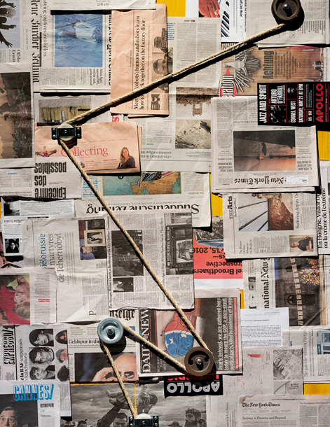 Pulleys (Newspapers, Jan.�May 2016), 2016. �������� ������� (Vittorio Santoro) - ����������� ��������, �������� ������ ������� ������ 2017. ����������� ��������� �������. Contemporary French Art
